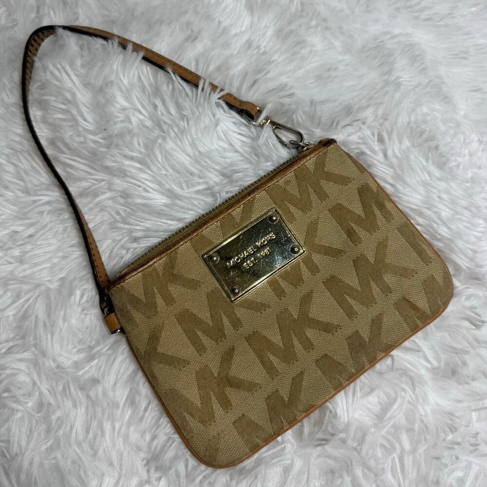 Michael Kors Tan Wristlet
